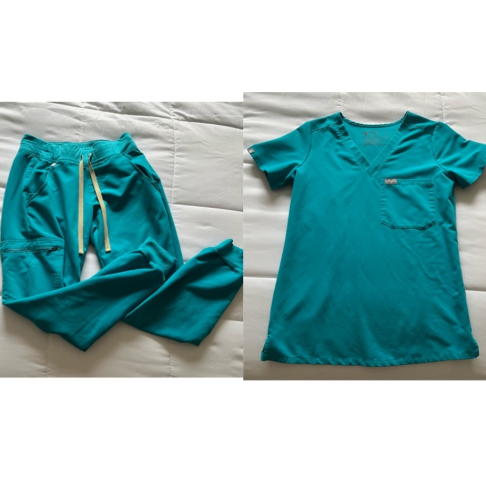 TEAL FIGS SCRUB SET